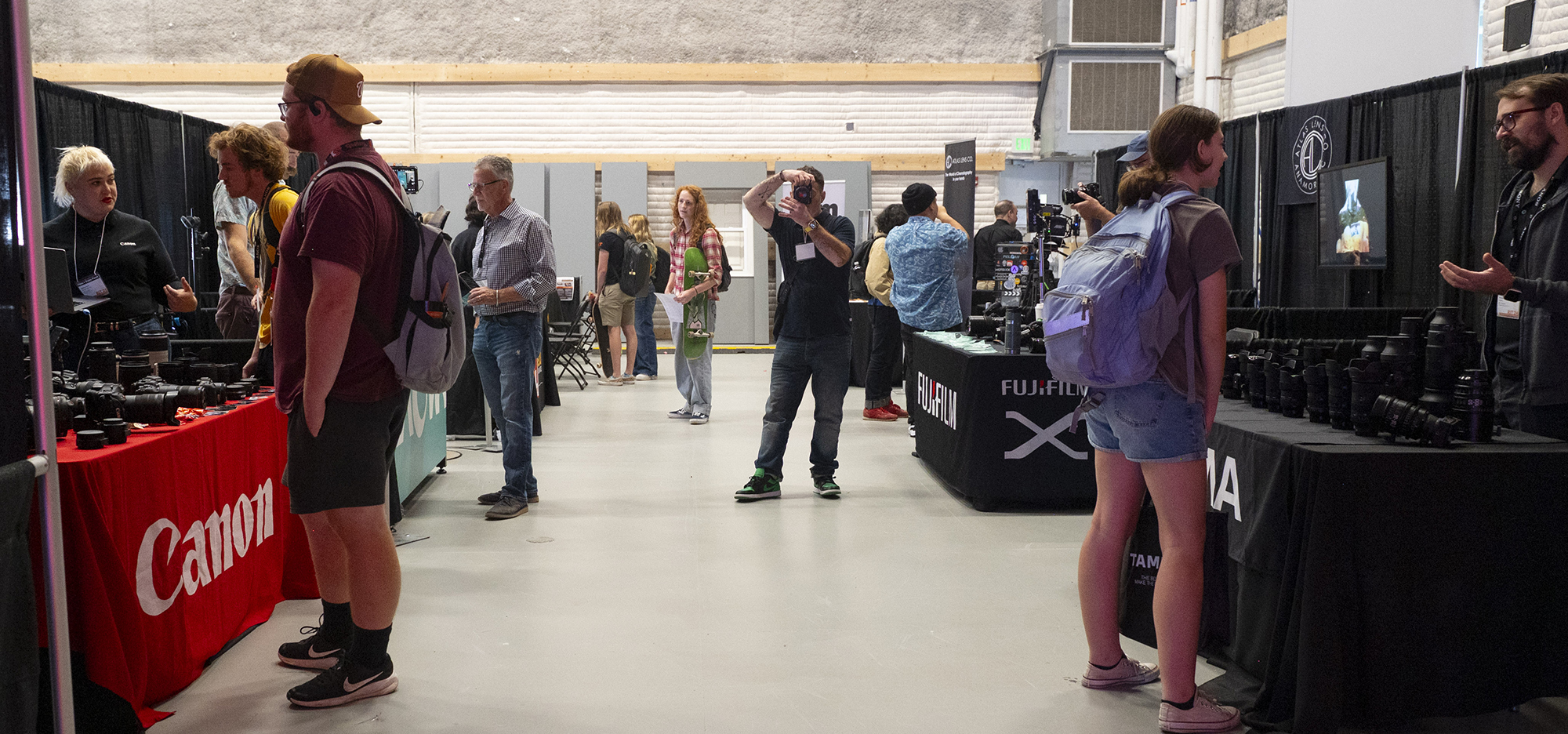 Student employees are needed for event support, including assisting with check-in, hospitality for exhibitors and facilities tours.  Those interested can reach out to our School of Photographic Arts and Sciences' office or Marrissa Burns-Faulkner.