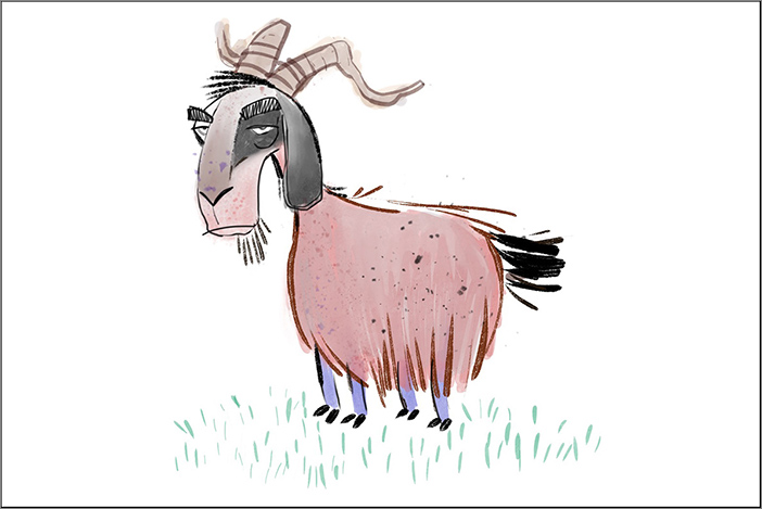 An illustration of a goat.