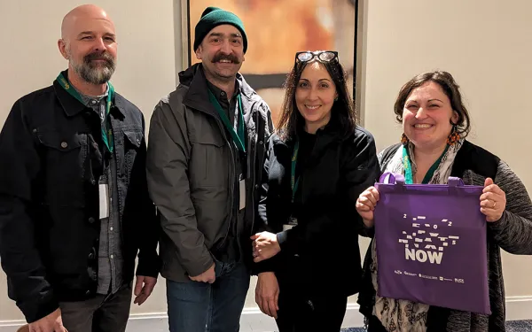 CAD faculty at a conference together.