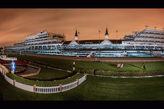 Picture of Racetrack at night