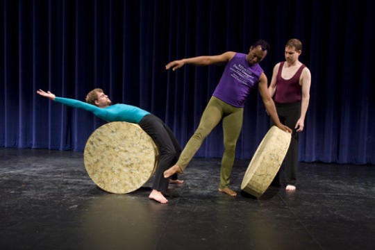 People performing on stage