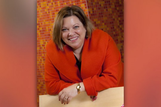 Professor posing for camera