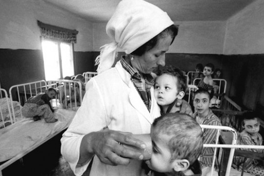 Children in orphanage