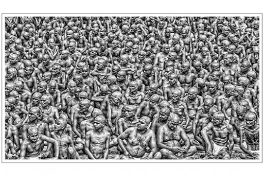 Photo of "The Brotherhood," multiple men in black and white.