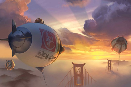 Screen capture from Big Hero 6
