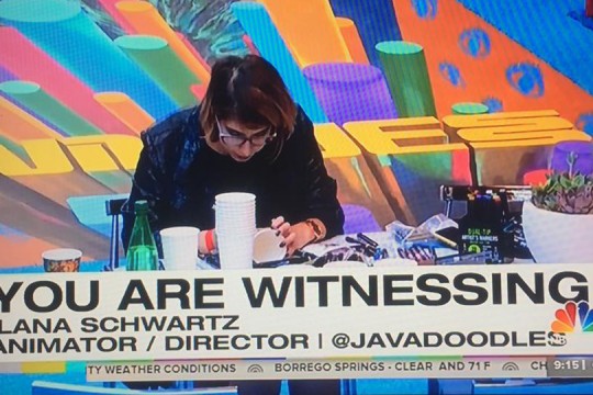 Ilona Schwartz on live TV