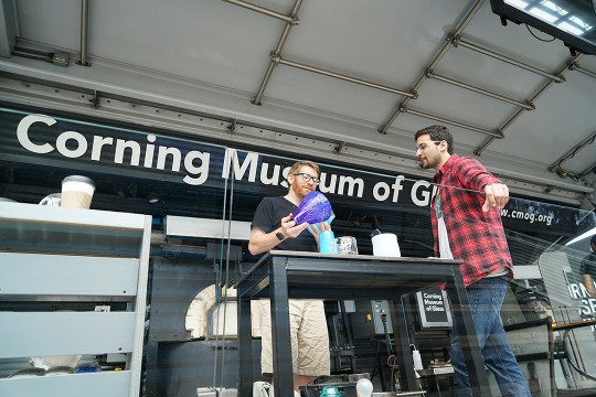 David Villarreal at Corning Museum of Glass