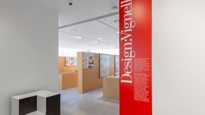 a bright, clean gallery space.