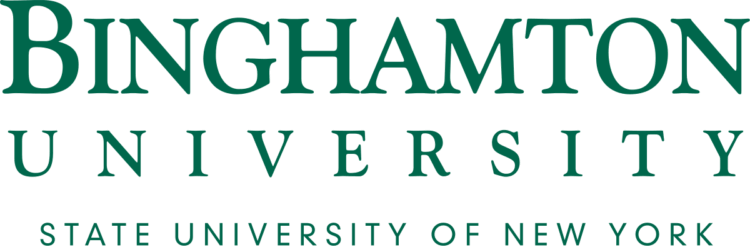 Logo for Binghamton University, state university of New York.