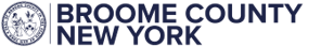 Logo for Broome County, New York.