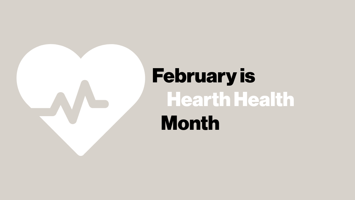 White heart with gray background