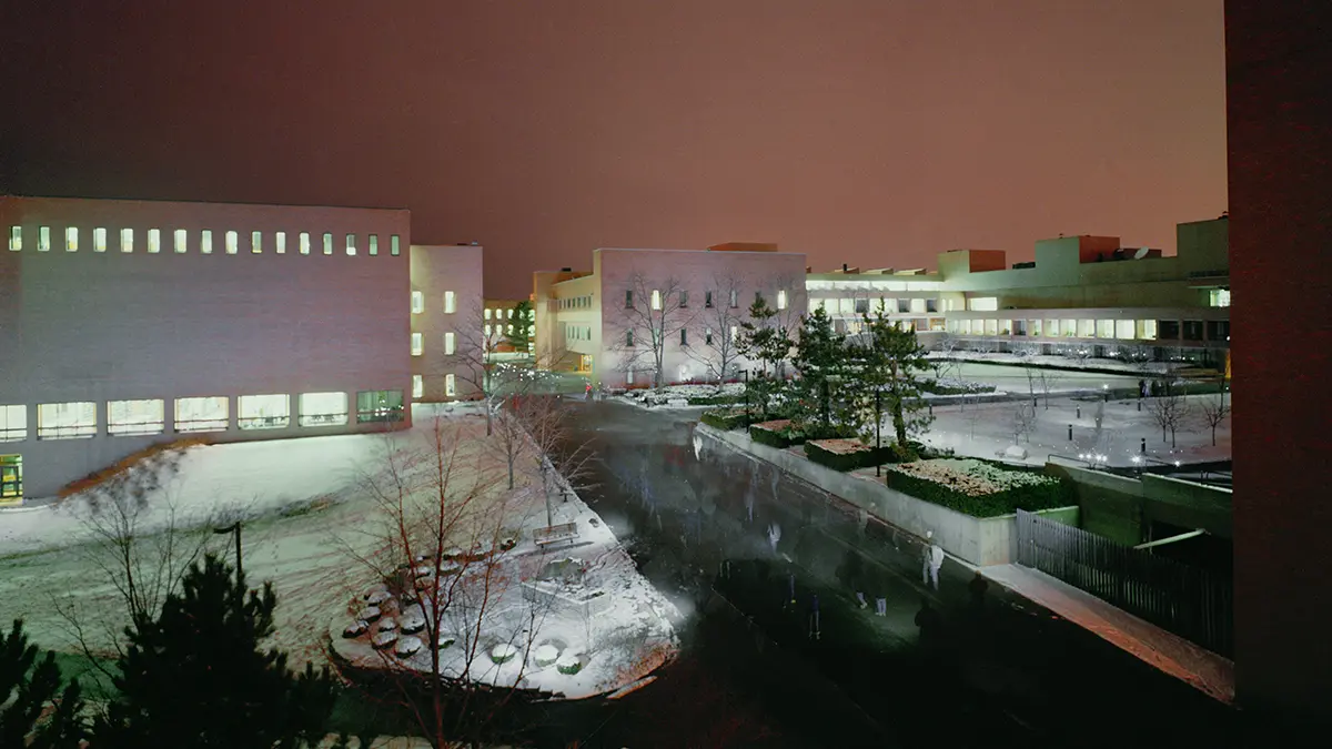 RIT Campus - Rochester, N.Y. lit up at night