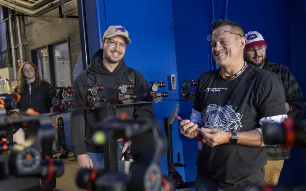 Big Shot photographers smiling.