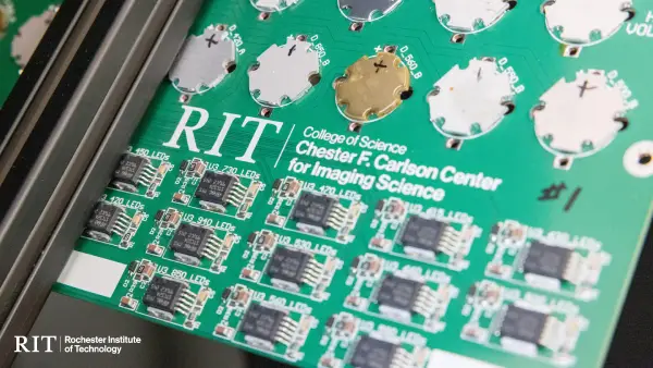 RIT written on a circuit board