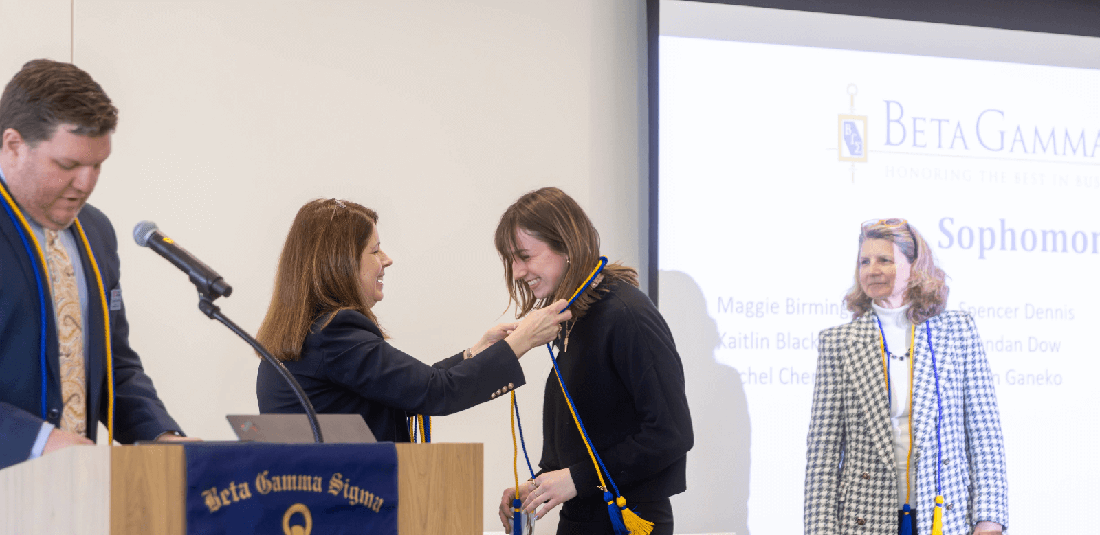 BGS induction ceremony