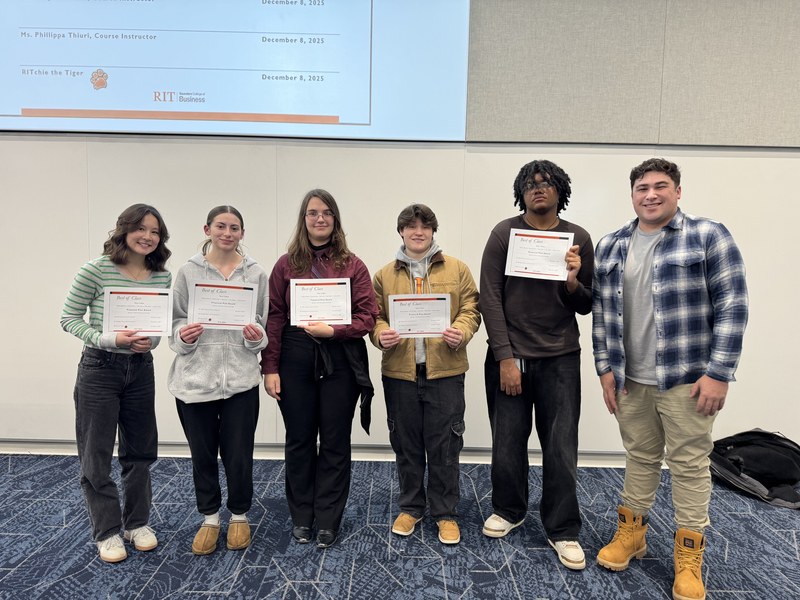 students with certificates