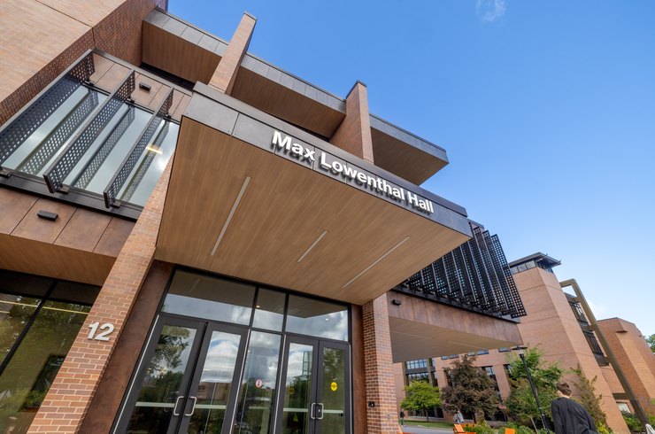 outside of saunders main entrance