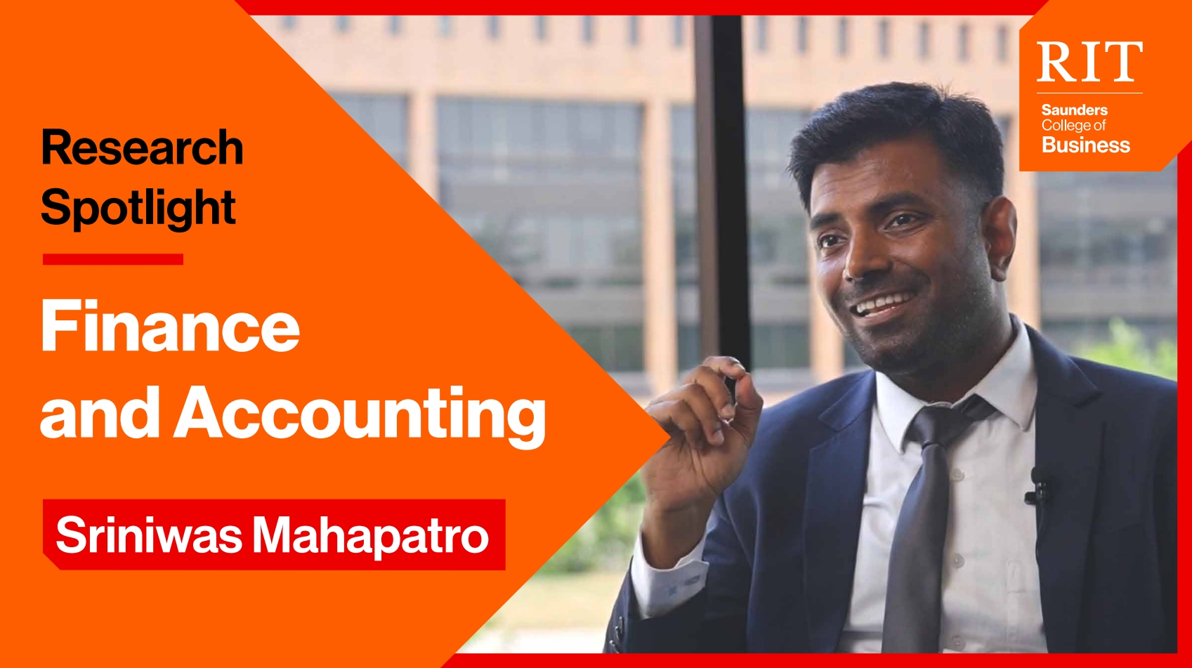 Research Insight: Finance and Accounting Sriniwas Mahapatro 