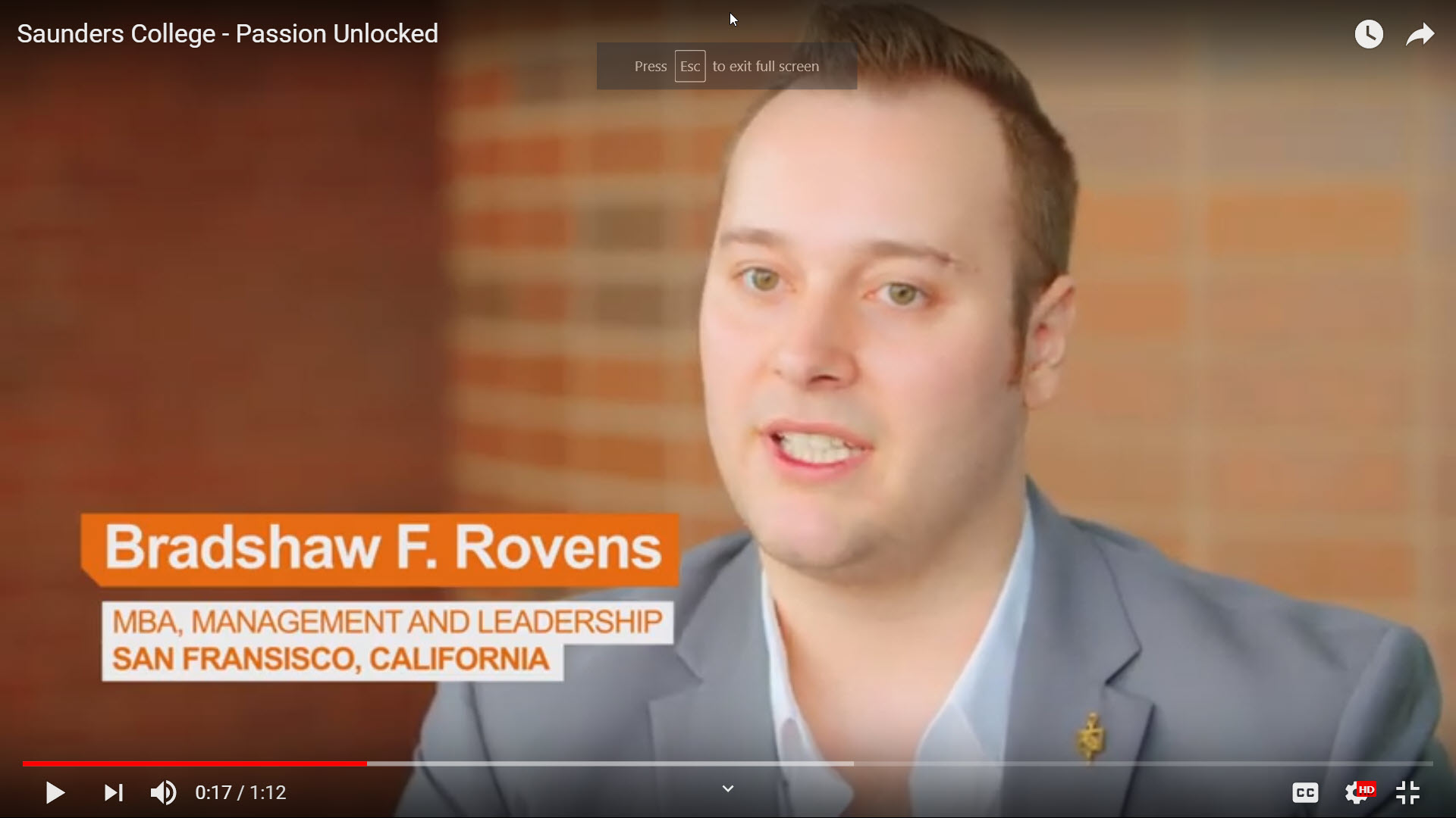 Bradshaw: MBA, Management and Leadership