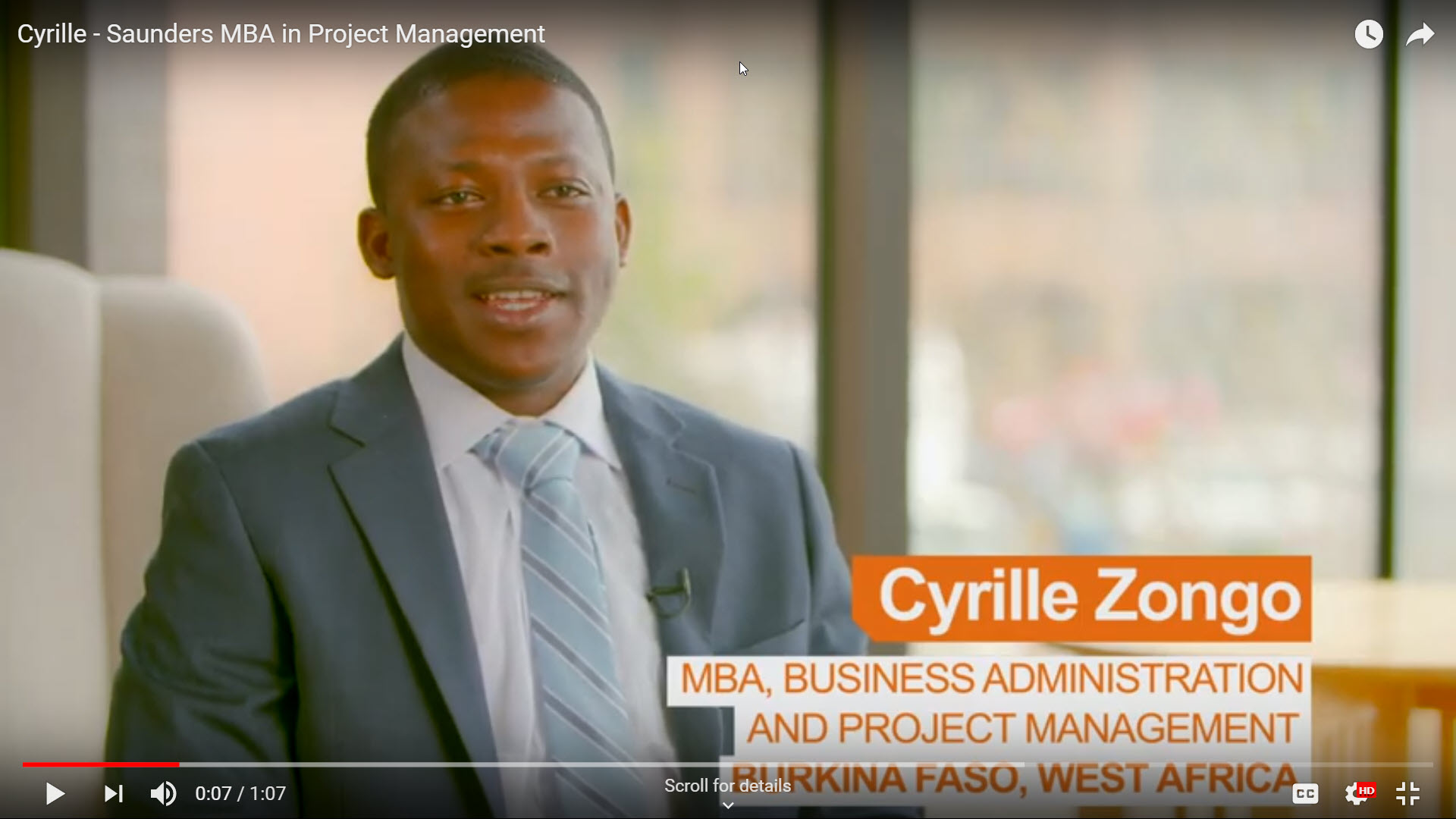 Cyrille: MBA, Business Administration and Project Management