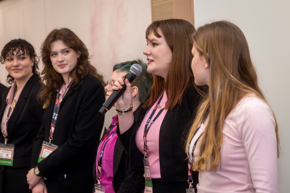 women presenting