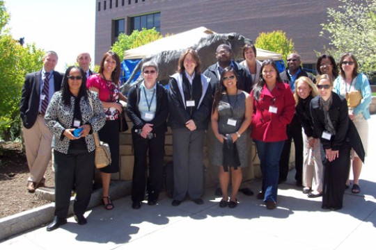 People gathered for picture