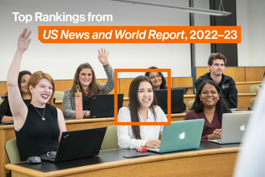 Rankings from US News and World Report