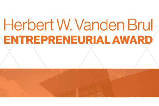 a logo for the vanden Brul award