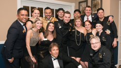 Group posing for a photo