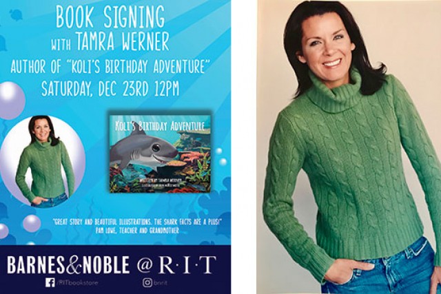 Alumnae Write Illustrate Children S Book For Shark Lovers Rit