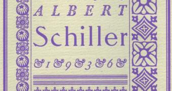 Albert Schiller: "Genius with Type Ornaments"