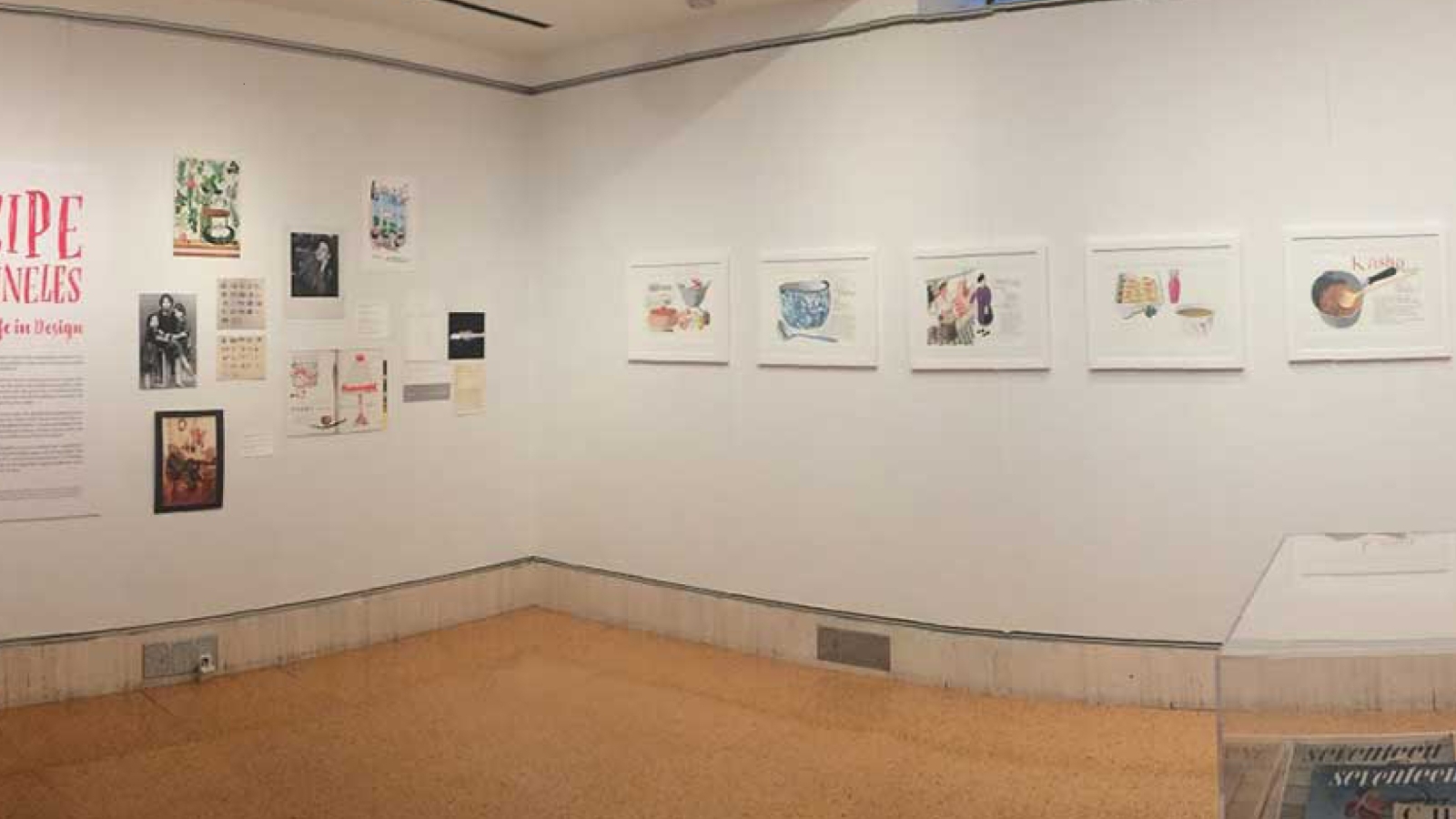 Fisheye view of museum exhibit