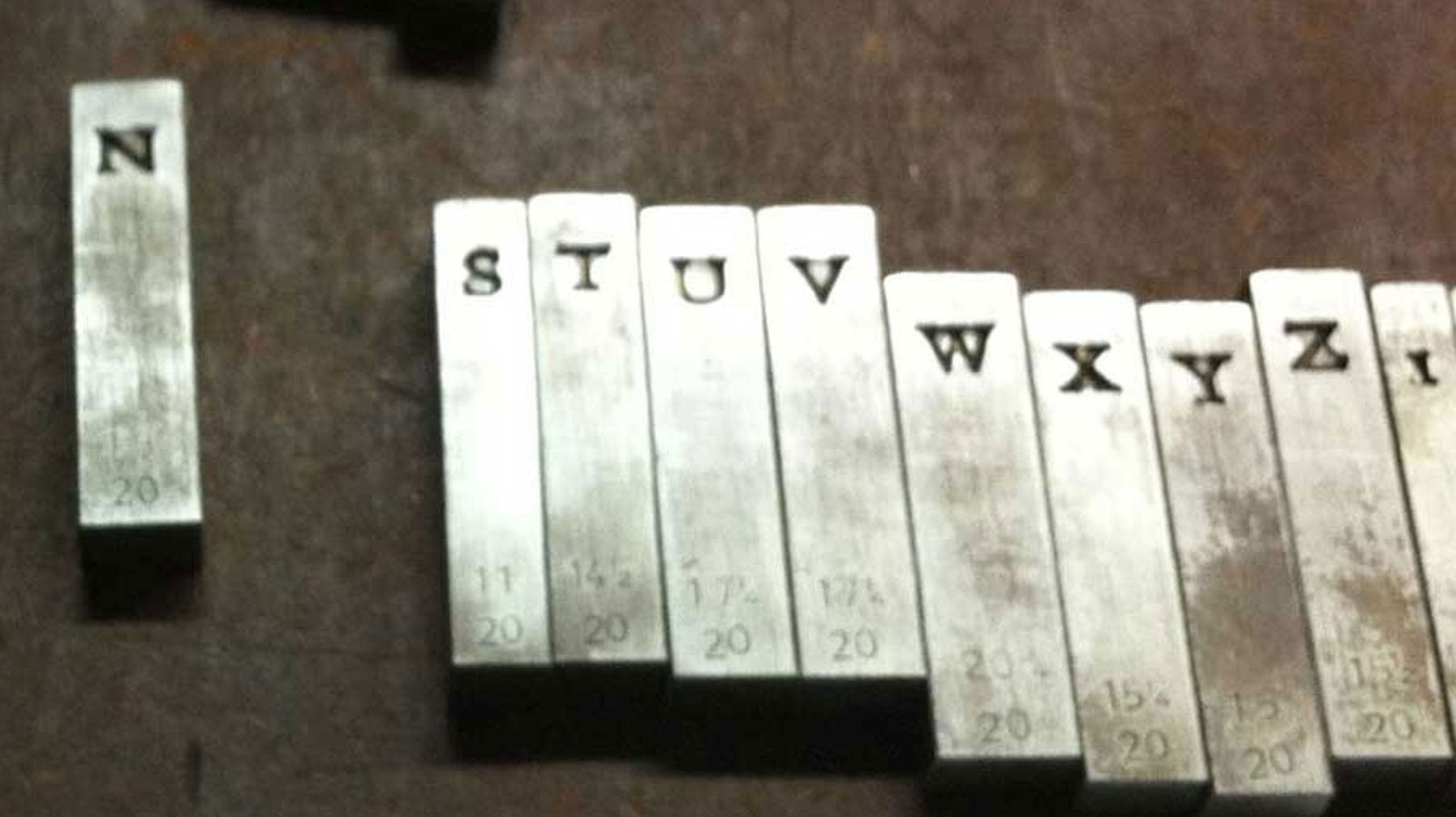 Centaur Font Type Set