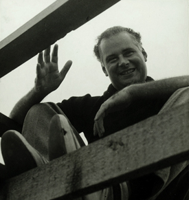 Candid photograph.  Will Burtin, n.d.