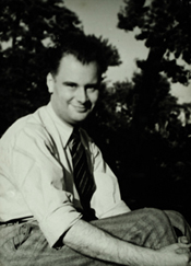 Photograph.  Burtin as young man, n.d.