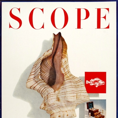 Cover. Scope magazine, vol. IV, no. 2 (Summer, 1954). Art director Will Burtin.