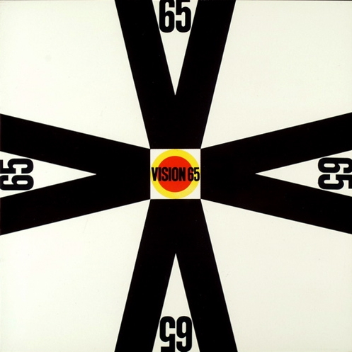 Cover. Vision 65 conference program, 1965. Designed by Burtin.