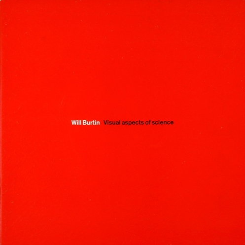 Cover. Visual Aspects of Science exhibit booklet. Designed by Burtin, 1962.