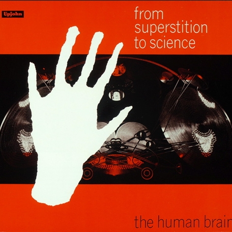 Cover. From Superstition to Science booklet, 1960. Designed by Burtin.