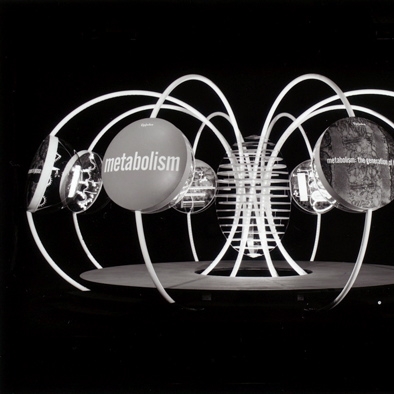 Photograph. Metabolism exhibit, designed for Upjohn, 1963. Photographer: Ezra Stoller © Esto.