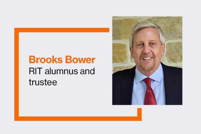 portrait of Brooks Bower, RIT alumnus and trustee.