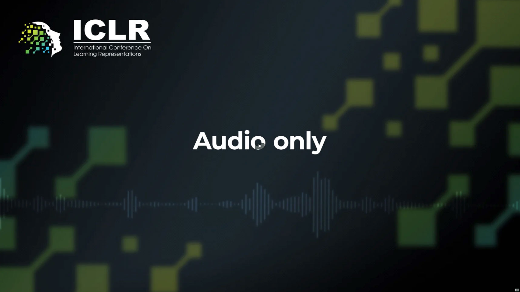 screenshot of a video thumbnail that says audio only.