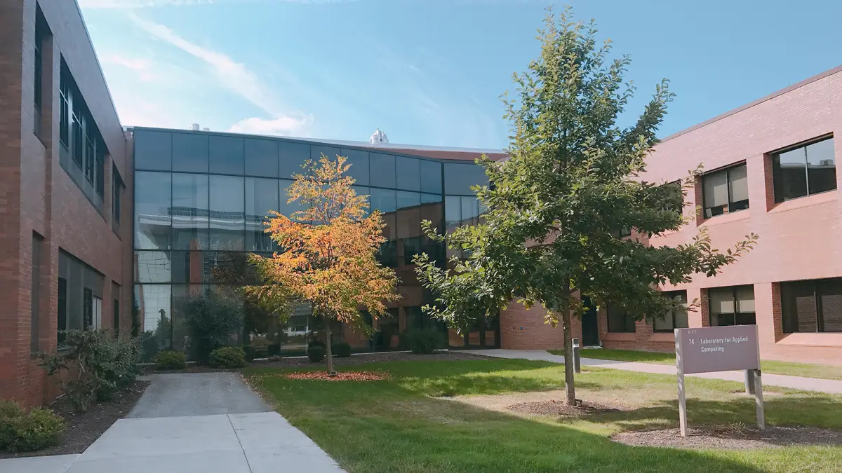 Exterior of the Laboratory for Applied Computing.