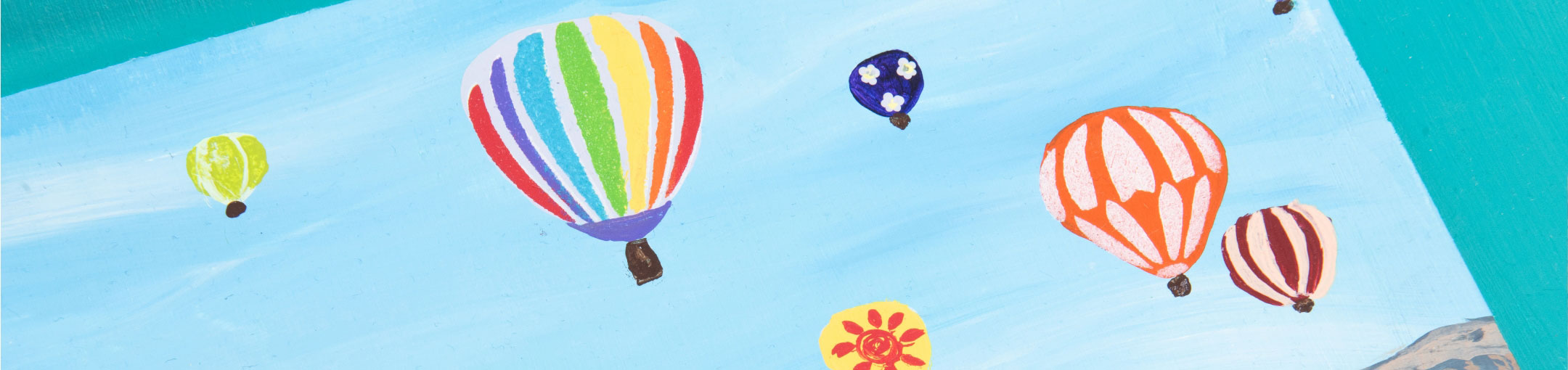 a photo of the bright hexagons