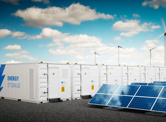 wind and solar energy storage