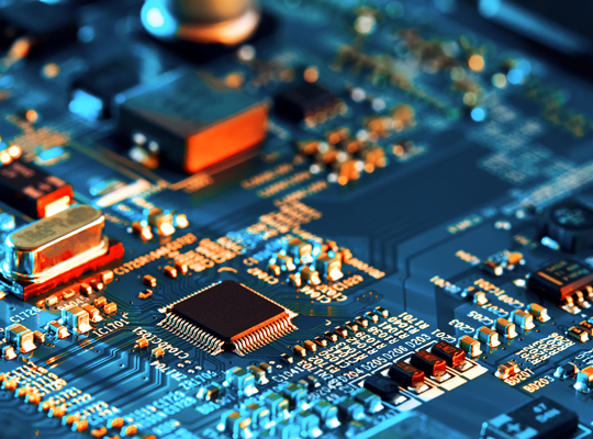 circuit board close up