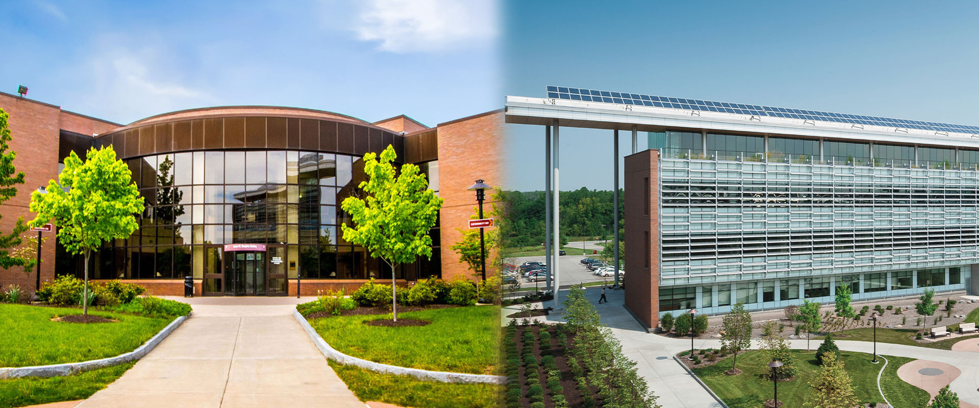 exterior combination of CIMS and GIS buildings