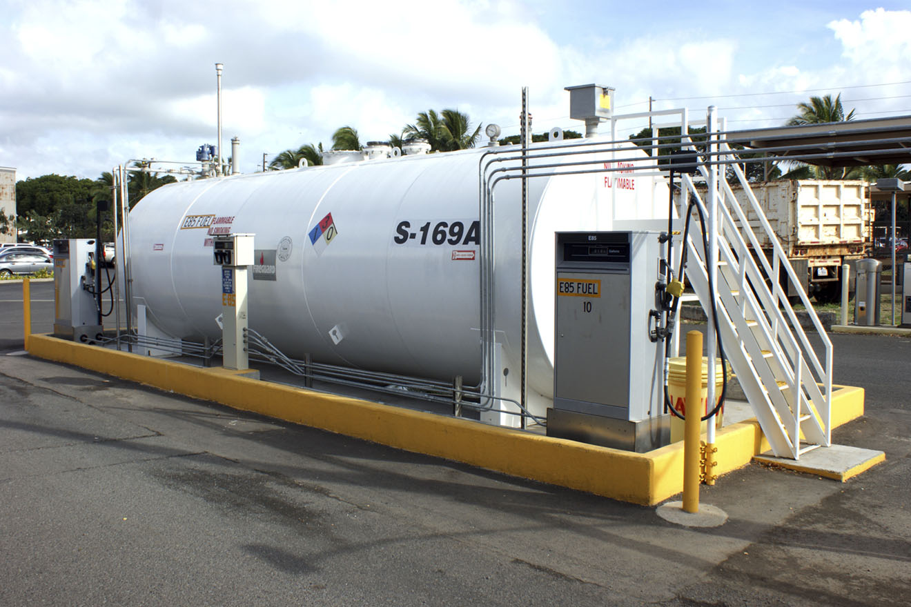 tank with ethanol mix fuel