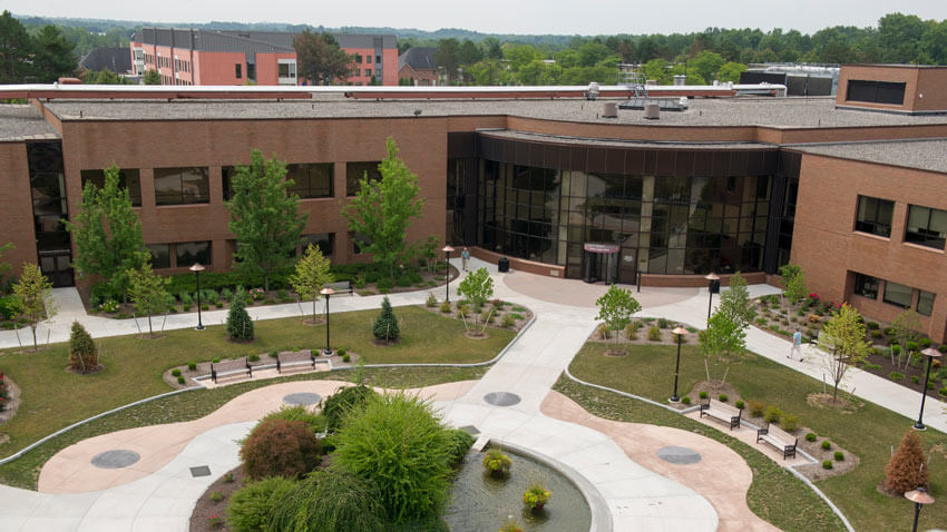 Exterior view of the Center for Integrated Manufacturing Studies building