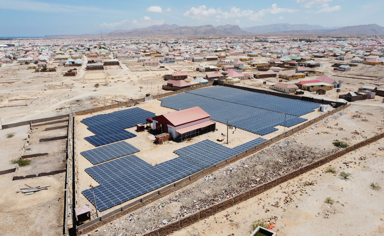 solar grid in sub-sahran Africa